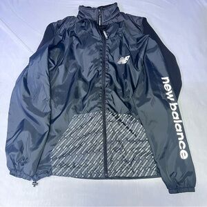 New Balance Black windbreaker and full zip sweater combo.